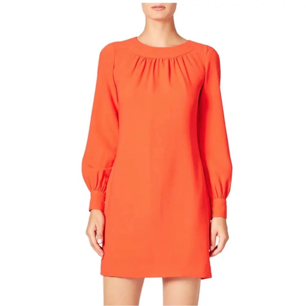 Trina Turk | Florinda Dress in Red Crepe Sz.4 MSRP $288